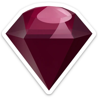 diamant bordeaux sticker