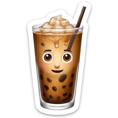iced coffee sticker