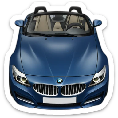 Coche BMW z4 azul oscuro sticker