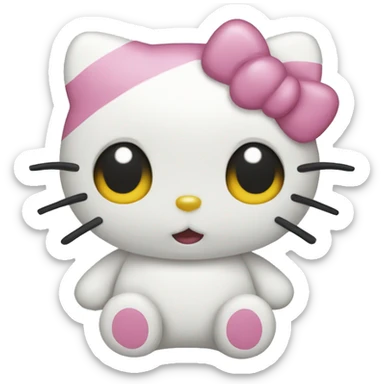 hello kitty  sticker