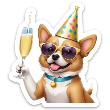 🐶🎶🌟🤪🎉
在璀璨的宇宙中，你就是那顆勇敢冒險的流星，總是能用你的旋律和活力照亮身邊的一切。你的內心彷彿在尋求音樂的共鳴和愛的火花，擁有無限的創造力和熱情。 sticker