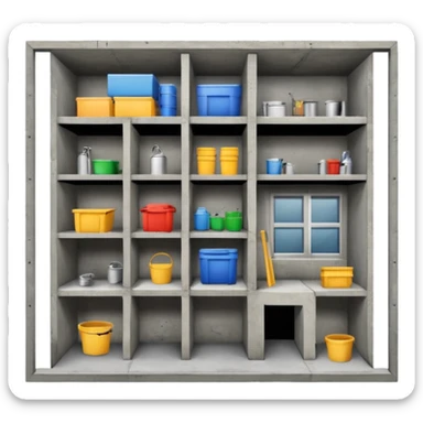 house basement sticker