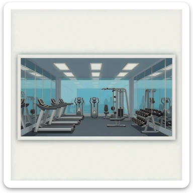 Gym sticker