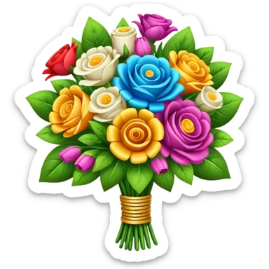 Money bouquet  sticker