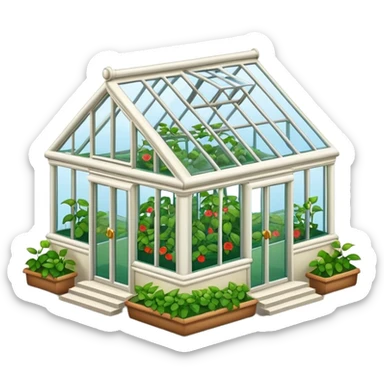 Greenhouse mansion sticker