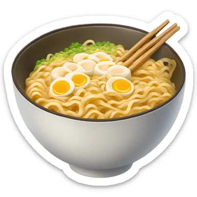 a bowl of ramen sticker