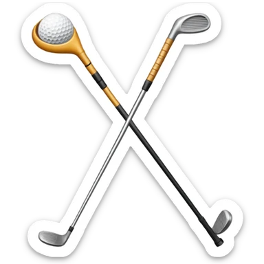 golf stick sticker