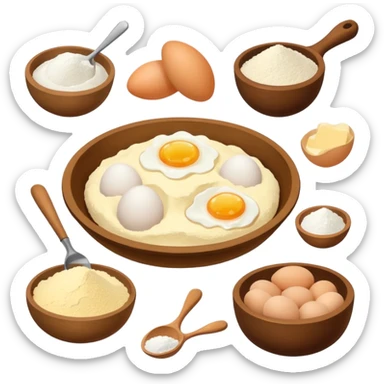 baking ingredients sticker