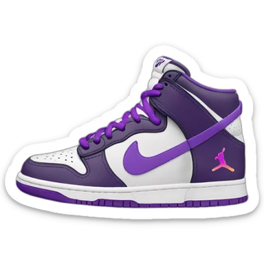 Dunk Sb purple pigeon sticker