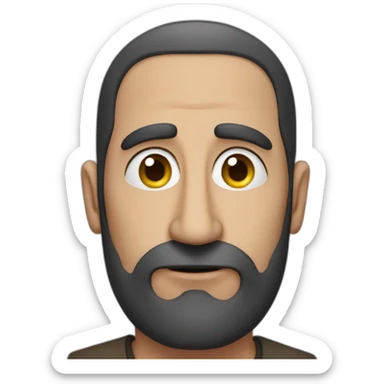 armenian man with big nose sticker