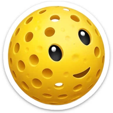 Pickleball ball sticker