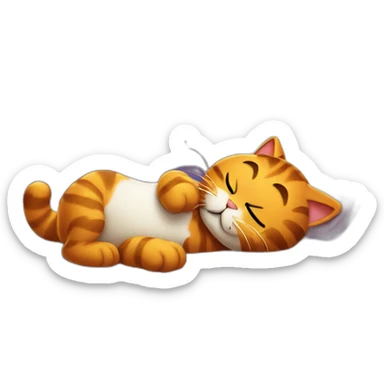 Garfield good night sticker