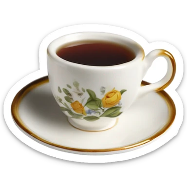 English tea sticker