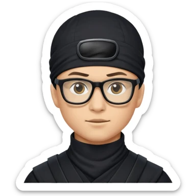 ninja nerd sticker