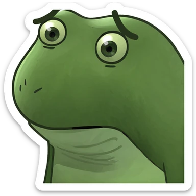 very sad about to cry sticker