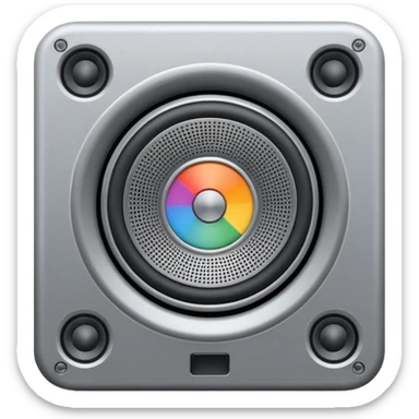 mac os icon speaker volume bar sticker