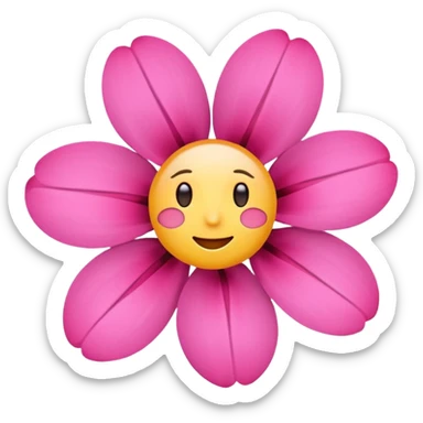 pink flower aesthetic minimal emoji sticker