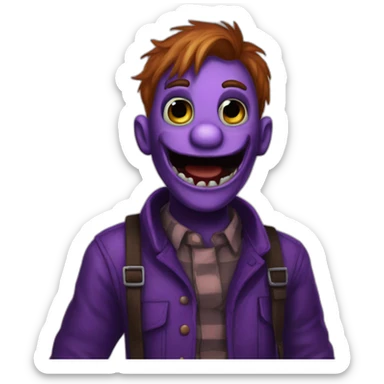 William Afton five night at Freddy sticker