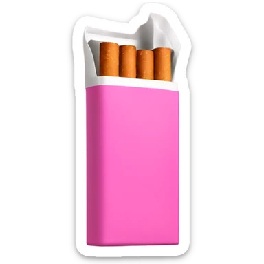 Pink cigarettes  sticker