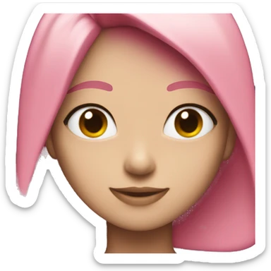 A pinkheart that says  Team asala sticker