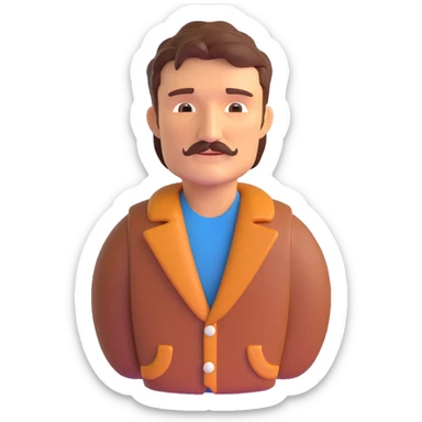 draw pedro pascal sticker