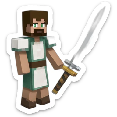 Épée Minecraft sticker