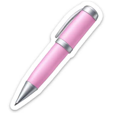 Light pink pen sticker