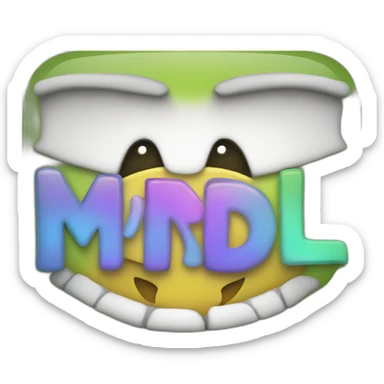 exciting engaging message, with text "MDL" sticker