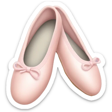 Pale pink ballet shoes sticker