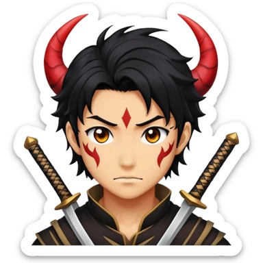 Demon slayer sticker