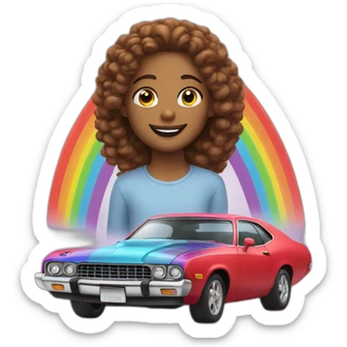 🌈 🚗 sticker