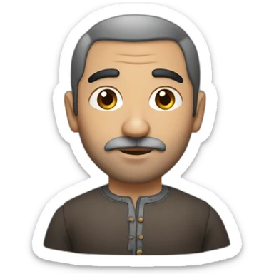 Armenian man sticker