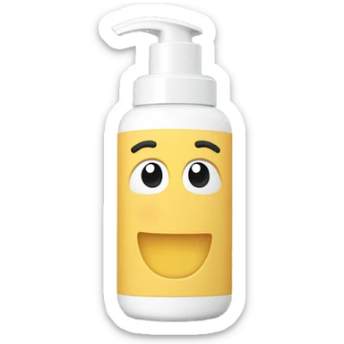 cerave washing foam bottle sticker