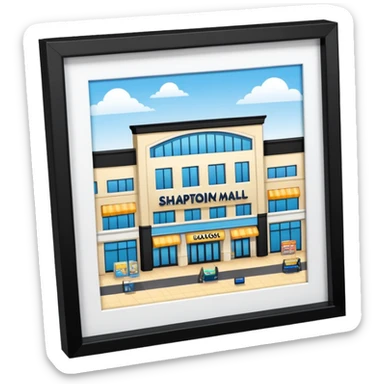 shopping mall sticker