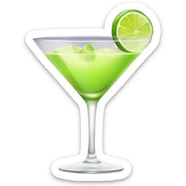 Cosmopolitan with lime  sticker