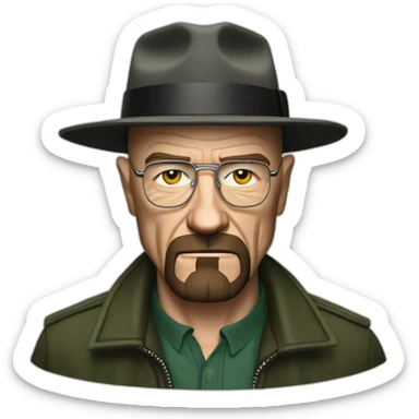 Heisenber Breaking bad sticker