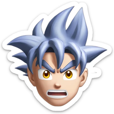 Son goku ultra instinct sticker