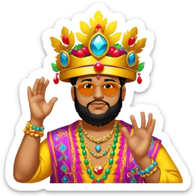 Colorful Parade Participant sticker