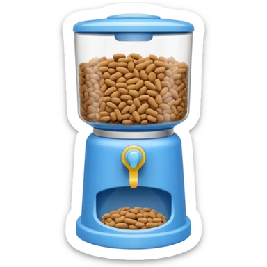 dog food dispenser sticker