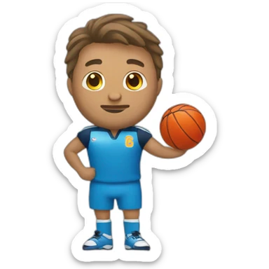 Joueur de handball sticker