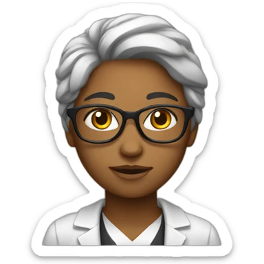 sarah phd student cute sticker