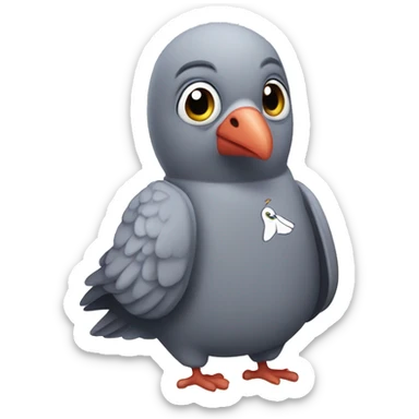 armenian pigeon in tracksuit sticker