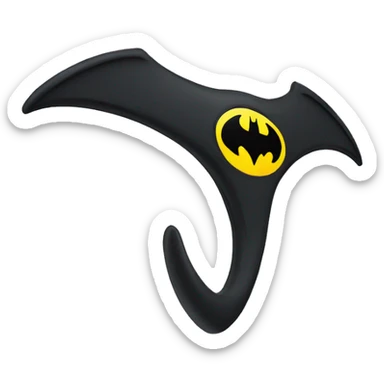 batman boomerang sticker