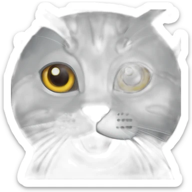 cat-with-mouth-open sticker
