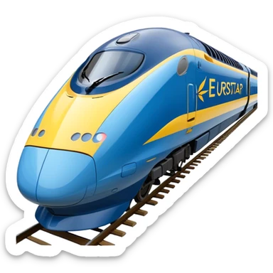 Eurostar - Eurostar International (Model Year: 2020) (Iconic colour: Blue and yellow) sticker