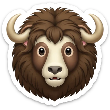 Muskox sticker