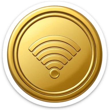 wifi coin  sticker