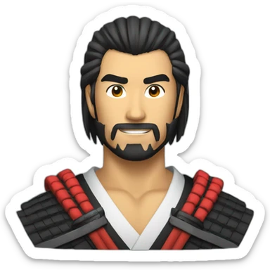 samurai-ninja sticker