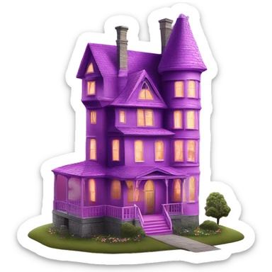 Barbie’s 6 story tall haunted dream house sticker