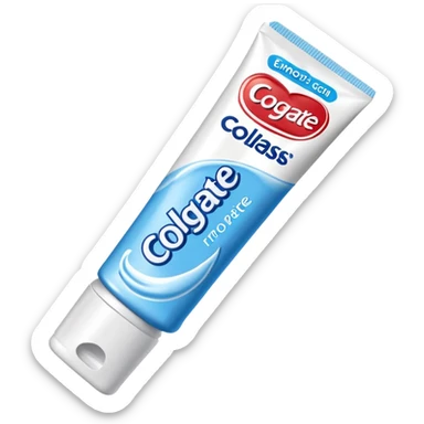 colgate toothpaste sticker